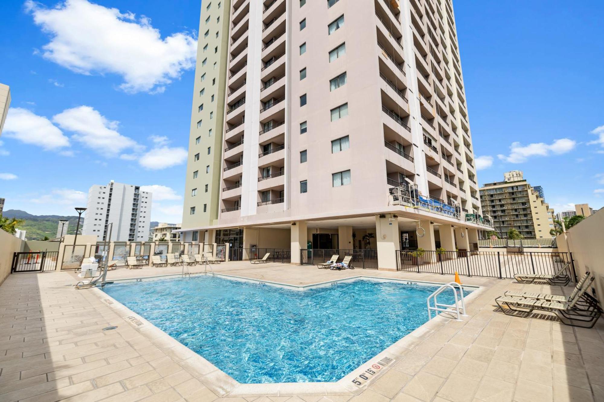 הונולולו Royal Kuhio 1606 - Spacious Studio With Diamond Head City Views In The Heart Of Waikiki! מראה חיצוני תמונה
